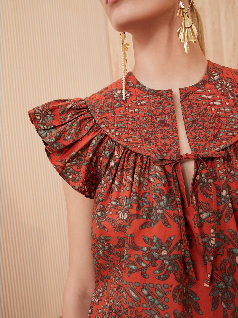 Ulla Johnson Kosta Top in Clementine Size 12 - Picture 2 of 9